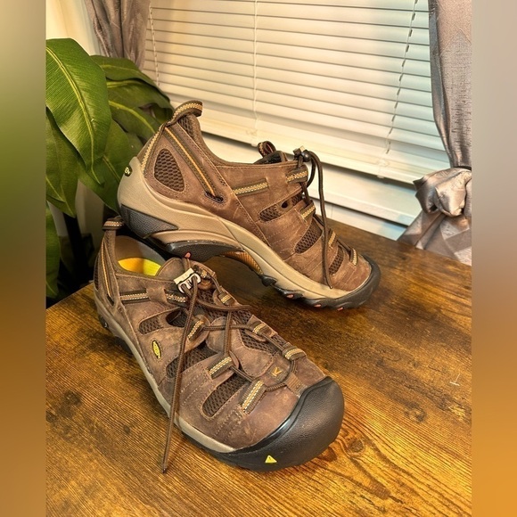 Keen Men’s Lansing Utility Steel Toe Low Hiker Shoe Size 13D - Picture 3 of 14